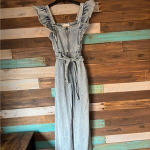 Stylish Blue Denim Jumpsuit